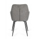 CADEIRA CORA COM BRAÇO CINZA BIZZOTTO 0730125