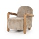POLTRONA RETROVA BEGE  BY-BOO 250177