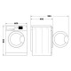MÁQUINA DE LAVAR ROUPA 7KG 1000 RPM INDESIT IM760MYTIMESPT
