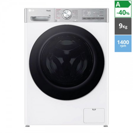 MÁQUINA DE LAVAR ROUPA 9KG LG F4WR9009A2W